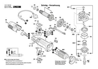 BOSCH Luftleitring | Ersatzteile f�r GWS 7-115, GWS 7-125 - 1619P02818