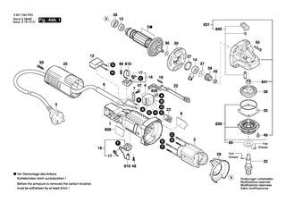 BOSCH Entst�rfilter | Ersatzteile f�r GCT-115, DSM20 - 1619P02827