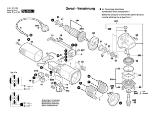 BOSCH Schutzhaube �125 MM GRAU | Ersatzteile f�r GWS 6-125, GWS 850 C - 1619P02835