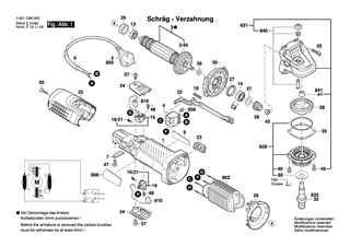 BOSCH B�rstenhalter | Ersatzteile f�r GWS 7-115, GWS 7-125 - 1619P02845