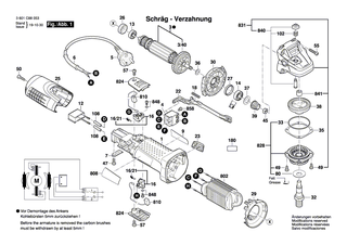 BOSCH Kohlebürstensatz | Ersatzteile für GWS 7-115, GWS 7-125 - 1619P02870
