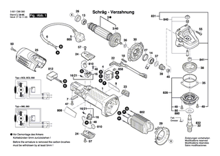 BOSCH Kohlebürstensatz | Ersatzteile für GWS 7-115, GWS 7-125 - 1619P02870