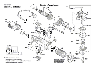 BOSCH Kohlebürstensatz | Ersatzteile für GWS 7-115, GWS 7-125 - 1619P02870