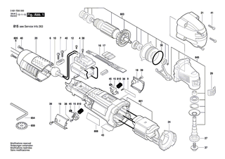 BOSCH Kohlebürstensatz | Ersatzteile für GWS 7-115, GWS 7-125 - 1619P02870