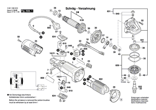 BOSCH Kohlebürstensatz | Ersatzteile für GWS 7-115, GWS 7-125 - 1619P02870