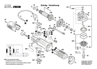 BOSCH Kohlebürstensatz | Ersatzteile für GWS 7-115, GWS 7-125 - 1619P02870