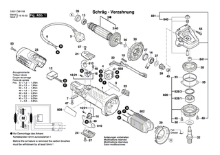 BOSCH Kohlebürstensatz | Ersatzteile für GWS 7-115, GWS 7-125 - 1619P02870