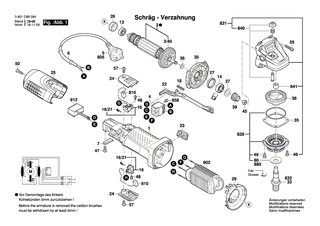 BOSCH Kohlebürstensatz | Ersatzteile für GWS 7-115, GWS 7-125 - 1619P02870