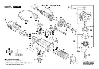 BOSCH Getriebegeh�use | Ersatzteile f�r GWS 7-115, GWS 7-125 - 1619P02872