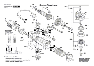 BOSCH Druckknopf | Ersatzteile f�r GWS 7-100, GWS 7-115 - 1619P02873