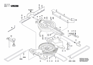 BOSCH Winkelschraubendreher | Ersatzteile f�r GCM 8 S,...