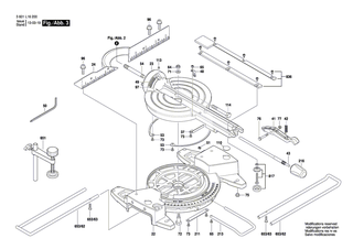 BOSCH Sechskantschraube | Ersatzteile f�r GCM 8 S, GCM 800 S - 1619P03547