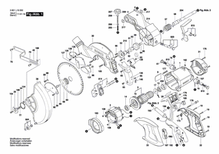 BOSCH Kabelsatz | Ersatzteile f�r GCM 8 S, GCM 8 SJ -...