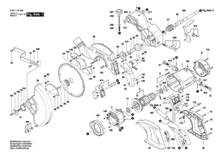 BOSCH Sicherungsmutter | Ersatzteile f�r GCM 8 S, GCM 800 S - 1619P03613