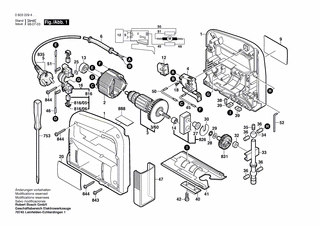 BOSCH Zylinderschraube M3x6,5-4.8 | Ersatzteile fr PST 52 A | 2603410001