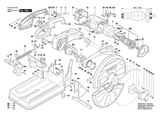 BOSCH Unterlegscheibe DIN 433-10 | Ersatzteile f�r GCO 2000, GCD 12 JL - 1619P03757