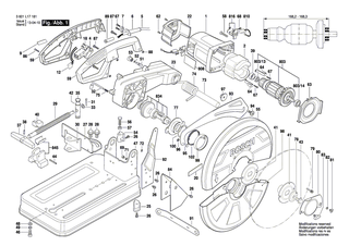BOSCH Unterlegscheibe DIN 433-10 | Ersatzteile f�r GCO 2000, GCD 12 JL - 1619P03757