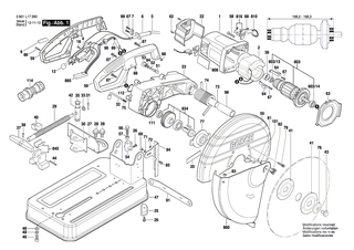 BOSCH Getriebedeckel | Ersatzteile f�r GCO 2000 - 1619P03806