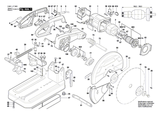 BOSCH Getriebedeckel | Ersatzteile f�r GCO 2000 - 1619P03806