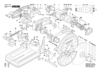 BOSCH Unterlegscheibe | Ersatzteile f�r GCO 2000 - 1619P03815