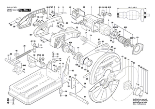 BOSCH Halteklammer | Ersatzteile f�r GCO 2000, GCM 10 J - 1619P03823