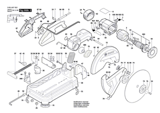 BOSCH Gewindefurchschraube DIN 7500 C-M6x35 | Ersatzteile f�r GCO 2000, GCD 12 JL - 1619P03835