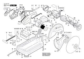 BOSCH Gewindefurchschraube DIN 7500 C-M6x35 | Ersatzteile f�r GCO 2000, GCD 12 JL - 1619P03835