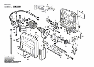 BOSCH Schmierfilz | Ersatzteile für PST 53 AE | 2603239006