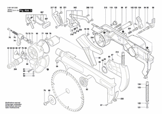 BOSCH Drehfeder | Ersatzteile f�r GTM 12 - 1619P04011