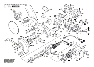 BOSCH Sperrstift | Ersatzteile f�r GCM 10, GTM 12 - 1619P04162