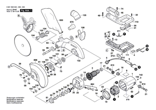 BOSCH Kohleb�rstensatz | Ersatzteile f�r GCO 14-1, GCM 10 - 1619P04451
