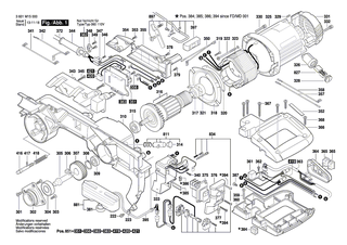 BOSCH Kohleb�rstensatz | Ersatzteile f�r GCO 14-1, GCM 10 - 1619P04451