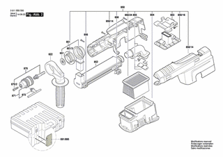 BOSCH Taste | Ersatzteile f�r GBH 2-23 REA - 1619P06051