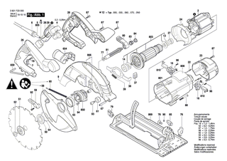 BOSCH Winkelstecker | Ersatzteile f�r GKS 190, GCM 800 SJ - 1619P06213