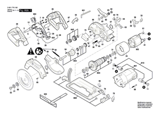 BOSCH Schraube | Ersatzteile f�r GKS 190, GKS 7000 - 1619P06246