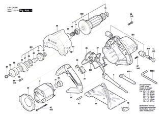 BOSCH Isolierdeckel | Ersatzteile f�r GKS 7000, GKS 165 - 1619P06286