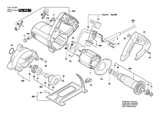BOSCH Isolierdeckel | Ersatzteile f�r GKS 7000, GKS 165 - 1619P06286