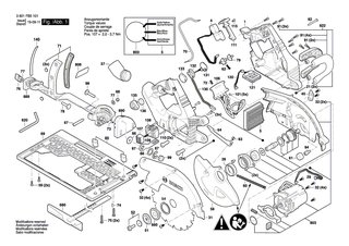 BOSCH Scheibe | Ersatzteile f�r GKS 190 - 1619P06341