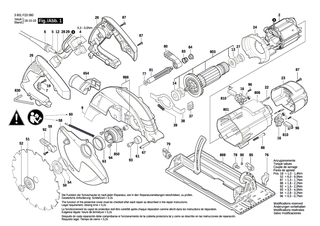 BOSCH Getriebe | Ersatzteile f�r GKS 190 - 1619P06392