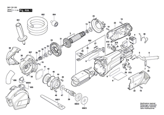 BOSCH Schleifspindel M 14, SW 17 | Ersatzteile für GWS 850 C, GWS 7-125 - 1619P06419