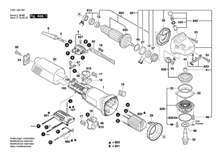 BOSCH Schleifspindel M 14, SW 17 | Ersatzteile für GWS 850 C, GWS 7-125 - 1619P06419