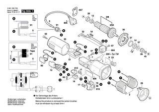 BOSCH Schl�sselhalter | Ersatzteile f�r GEX 150 TURBO, GWS 6-115 - 1619P06843