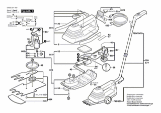 BOSCH Klebeschild | Ersatzteile fr AGS 8 | 2601110999