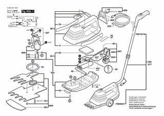 BOSCH Klebeschild | Ersatzteile fr AGS 10 | 2601110999