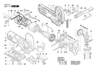 BOSCH Lagerbolzen | Ersatzteile f�r GST 90 BE, GST 90 E - 1619P07138