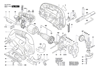 BOSCH Schaltschieber | Ersatzteile f�r GST 90 BE, GST 90 E - 1619P07158