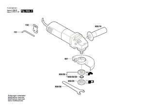 BOSCH Schutzhaube � 125 SCHWARZ | Ersatzteile f�r GWS 850 C, GWS 850 CE - 1619P07183