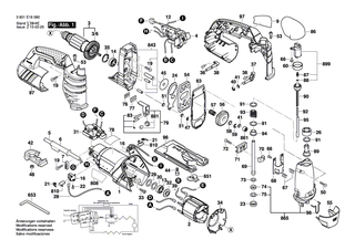 BOSCH L�fterdeckel | Ersatzteile f�r GST 25 Metal - 1619P07205