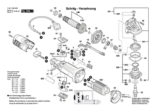 BOSCH Getriebegeh�use | Ersatzteile f�r GWS 7-115 ET - 1619P07276
