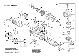 BOSCH Lagerflansch | Ersatzteile f�r GWS 7-115 ET, GWS 7-115 - 1619P07451